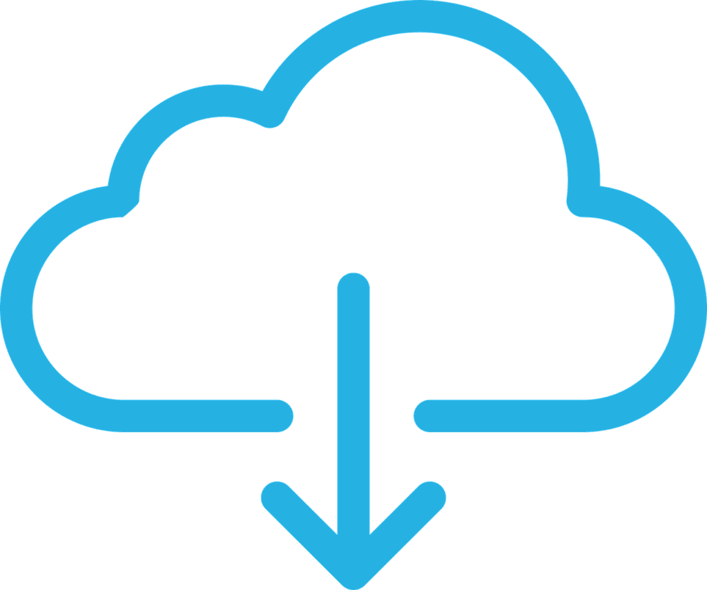 Free download cloud file download vector