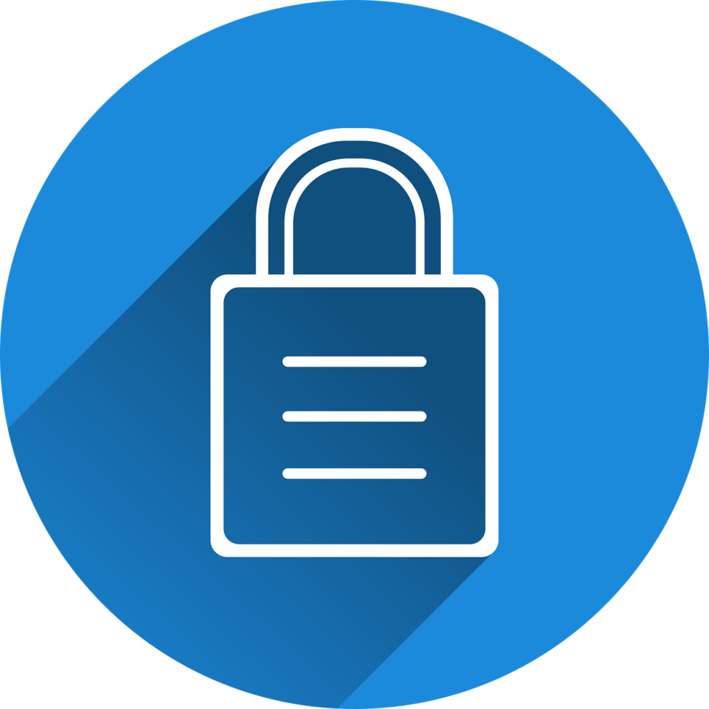 Free castle security locked vector